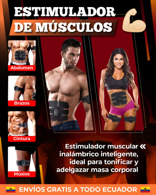 (x1) Pack Estimulador Muscular ProFit $29.99