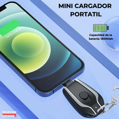 Mini Cargador Portátil Carga Rápida